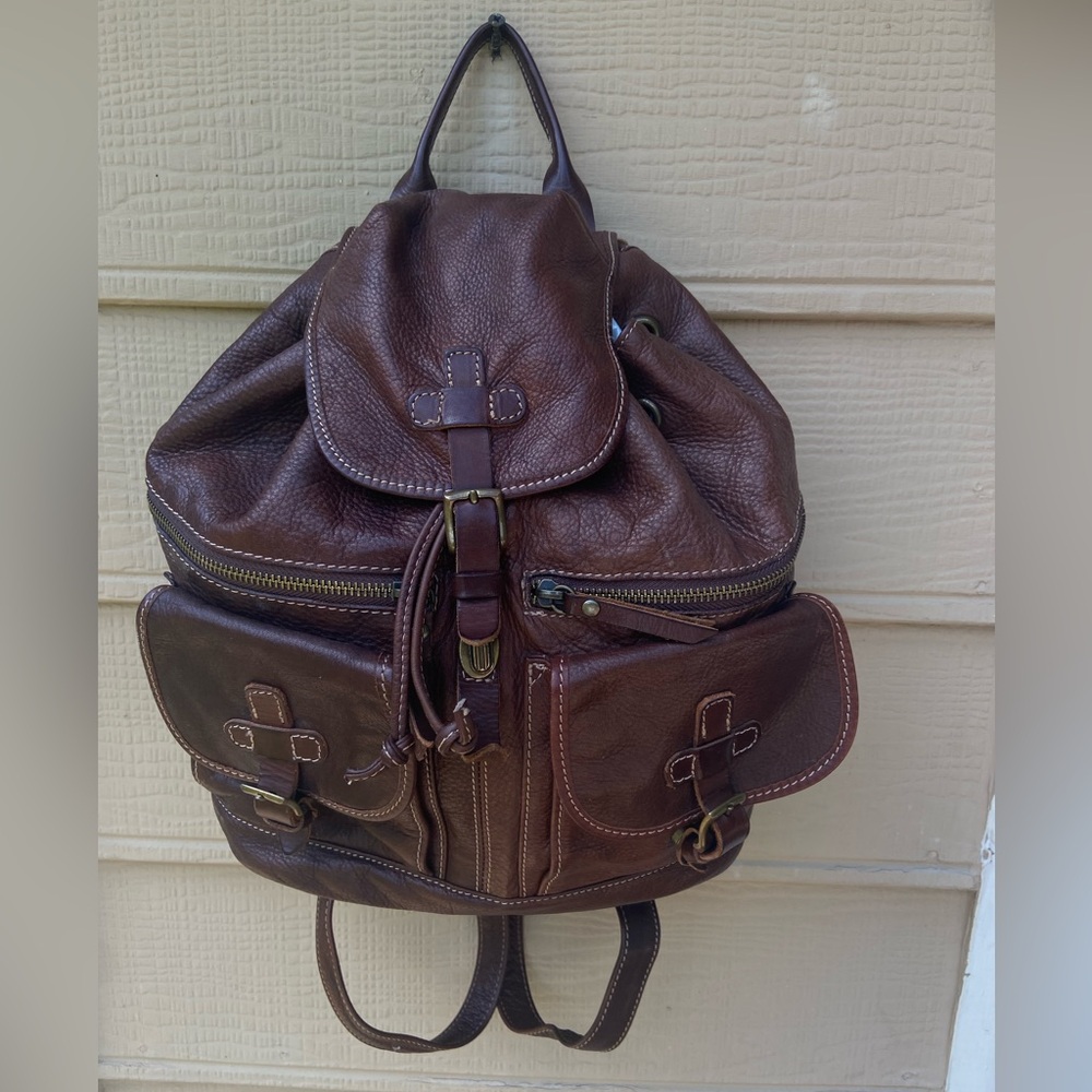 Sundance Tinley Italian Leather Backpack